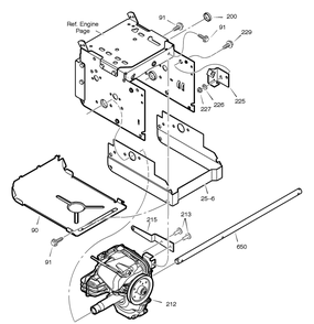 Part Location Diagram of 1501311E701 Briggs and Stratton Pf panel bottom